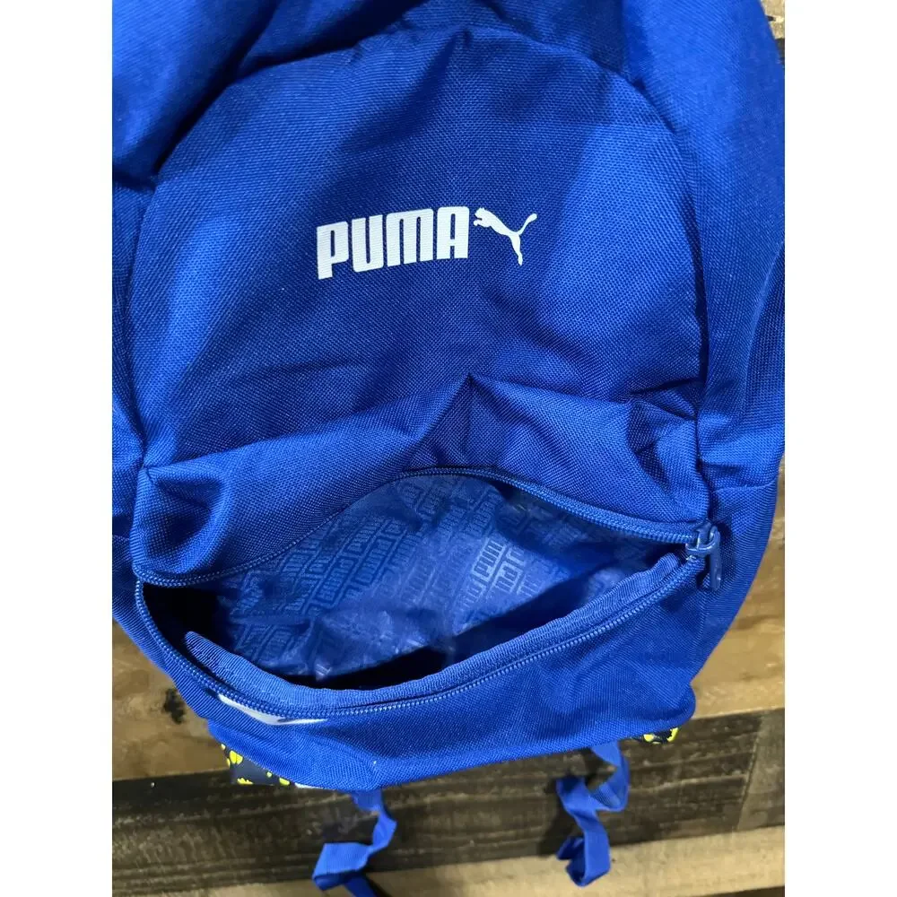 PUMA Kids Backpack-Blue/Monster Face